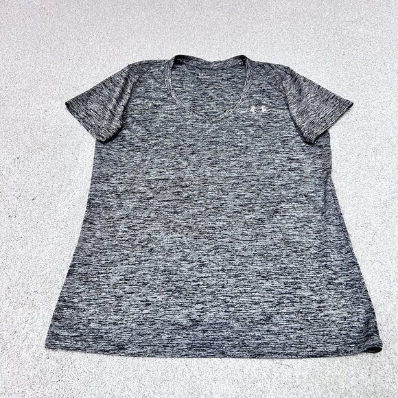 Under Armour T-Shirt Women’s Gray Short Sleeve Size Small - Picture 1 of 10
